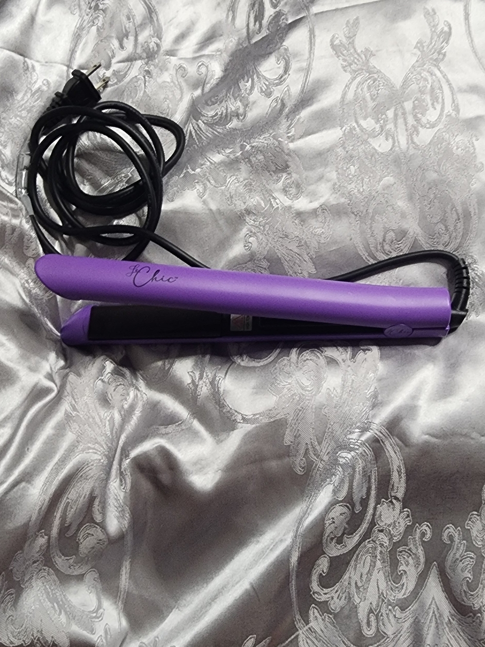 Purple Ionic Hair Straightener - Smooth Styling Flat Iron